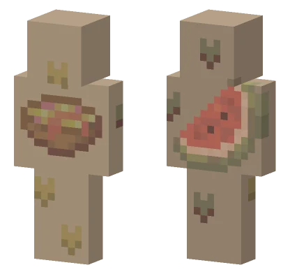 Watermelon Slice Minecraft skin