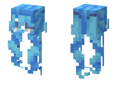 Waves Hair Base Minecraft skin