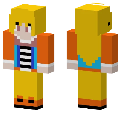 Waveswaygirln Yellow Outfit Minecraft skin