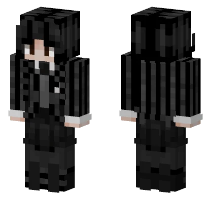 Wednesday Addams Minecraft skin