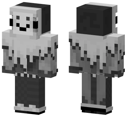 Weeping Grey Hoodie Minecraft skin