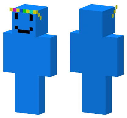 Weirdo Blue Blob Minecraft skin