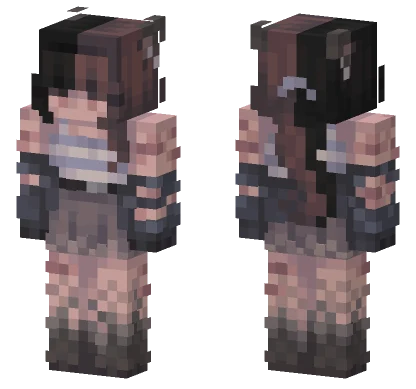 Werewolf Schoolgirl Minecraft skin