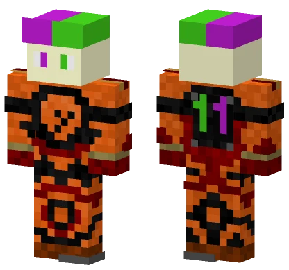 Wfwafgaga Orange Suit Minecraft skin