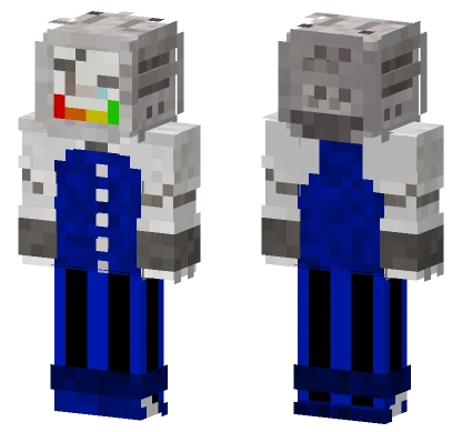 Wheaton V2 Blue Suit Minecraft skin