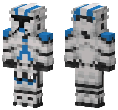 501st Clone Trooper Armor Minecraft skin