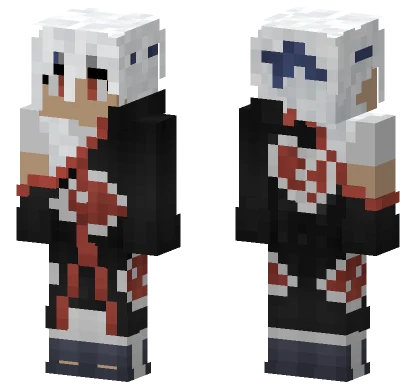 White Angel Akatsuki Minecraft skin