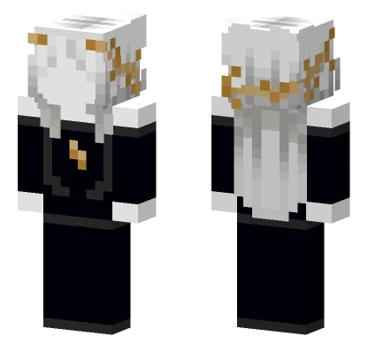 White Angelic Robes Minecraft skin