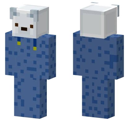 White Bear Skin Minecraft skin