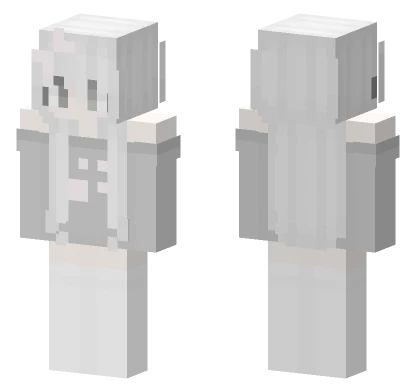 White Bow Minecraft skin