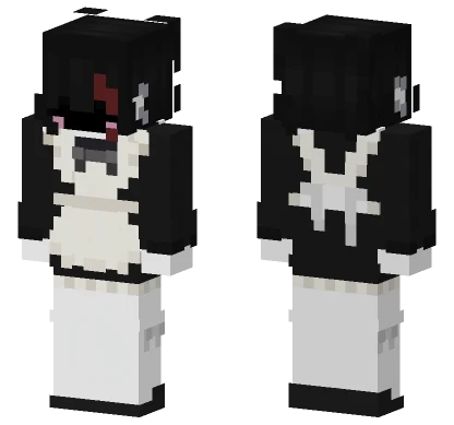 White Bunny Girl Minecraft skin