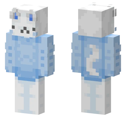 White Cat Boy Minecraft skin