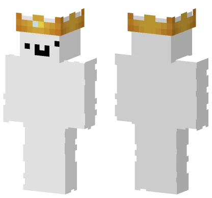 White Crown Minecraft skin