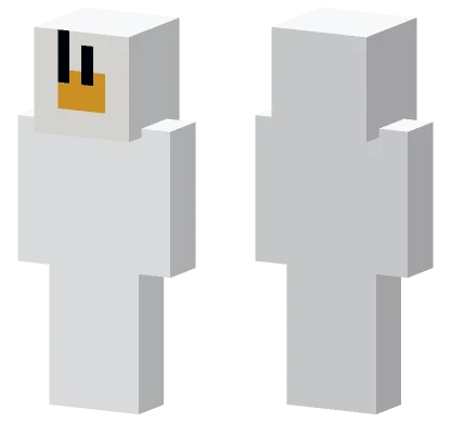 White Duck Outfit Minecraft skin