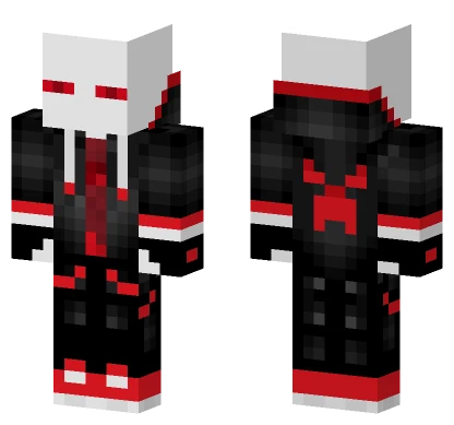White Enderman Fury Jacket Minecraft skin