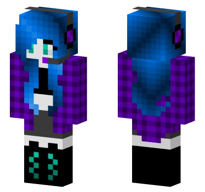 White Enderwoman 2 Minecraft skin