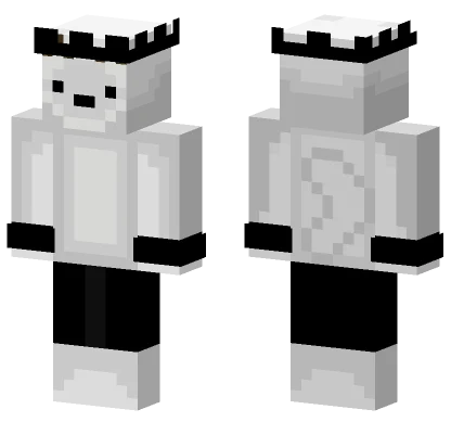 White Fox Boy Minecraft skin