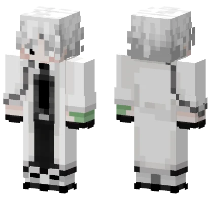 White Haired Boy Minecraft skin