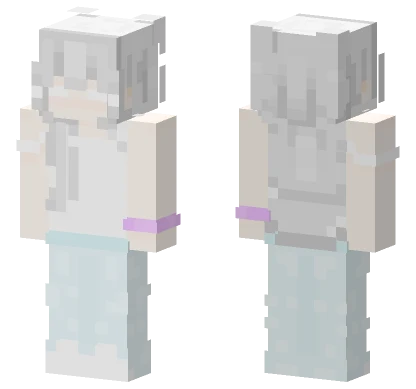 White Haired Boy Minecraft skin