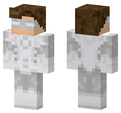 White Hatefoo Minecraft skin