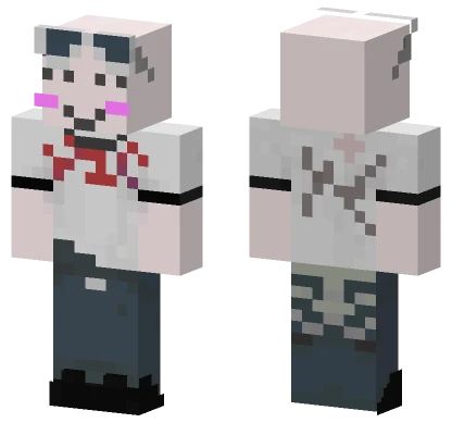 White Hoodie Boy Minecraft skin
