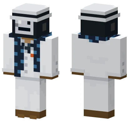 White Lab Coat Doctor Minecraft skin