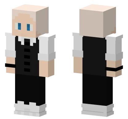 White Maid Outfit Minecraft skin