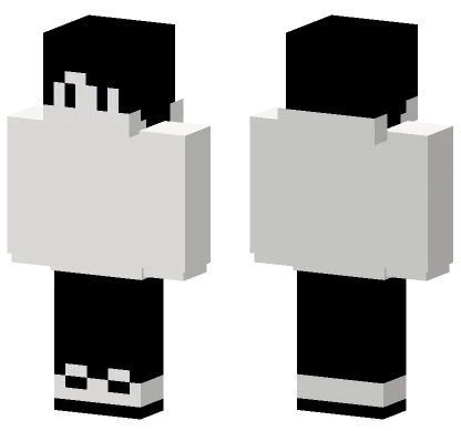 White Man Without Outline Minecraft skin