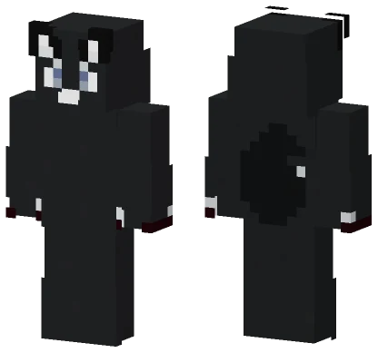 White Panda Outfit Minecraft skin
