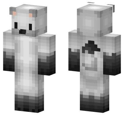 White Penguin Outfit Minecraft skin
