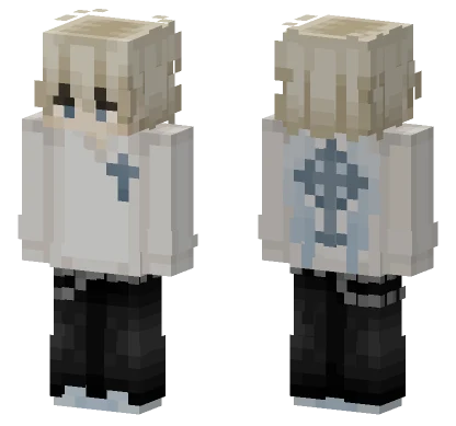 White Priest Outfit Minecraft skin