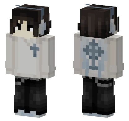 White Priest Robes Minecraft skin