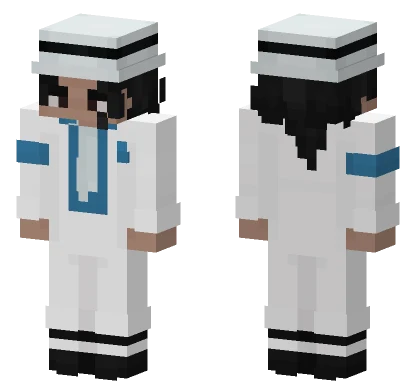 White Sailor Uniform Minecraft skin