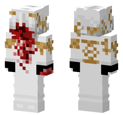 White Samurai Armor Minecraft skin