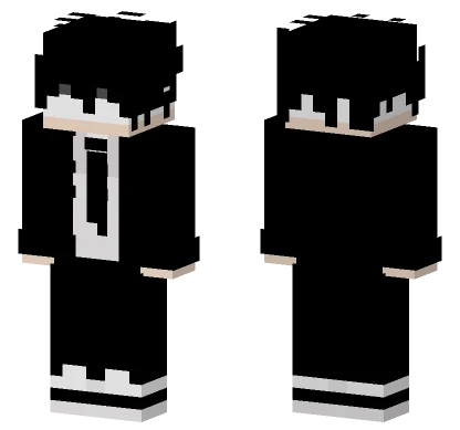 White Shirt With Tie Minecraft skin