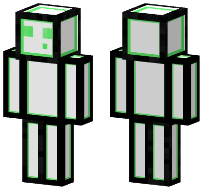 White Slime Creature Minecraft skin