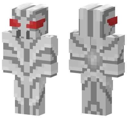 White Spider Suit Minecraft skin