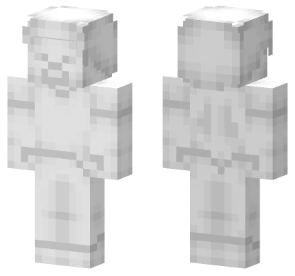 White Steve Minecraft skin