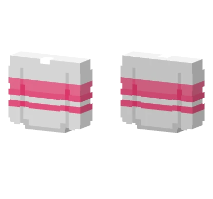 White Sweater With Pink Stripe Minecraft skin