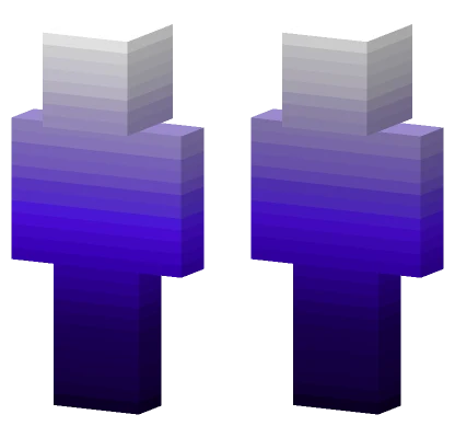 White To Purple Gradient Minecraft skin