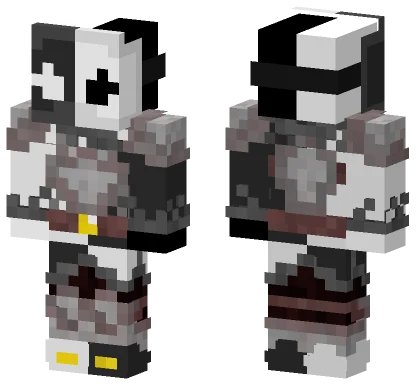 White Trickster Minecraft skin