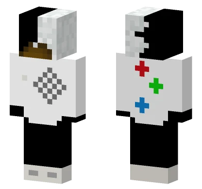 White Winter Outfit Minecraft skin