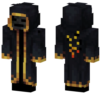 Whiter Skeleton Mage Minecraft skin