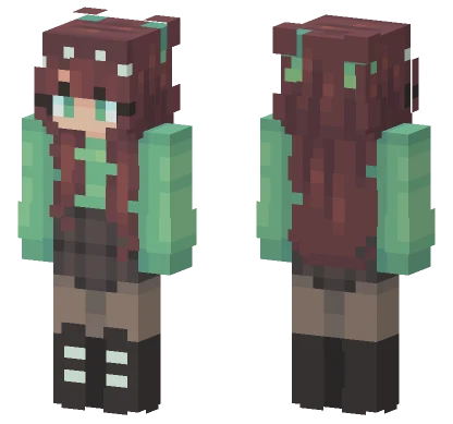 Wild Roses Girl Minecraft skin