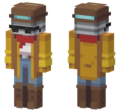 Wild West Fanskin Marathon Minecraft skin