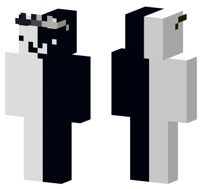 Windcharged Black and White Wemmbu Minecraft skin