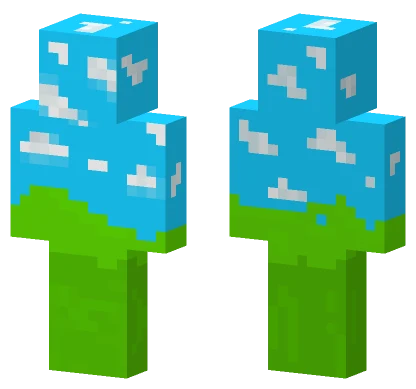 Windows XP Background Minecraft skin