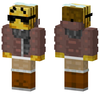 Winter Bee Minecraft skin