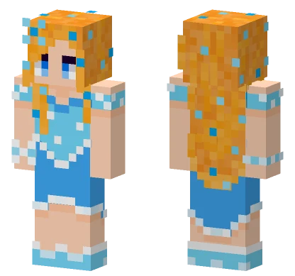 Winter Dress Minecraft skin
