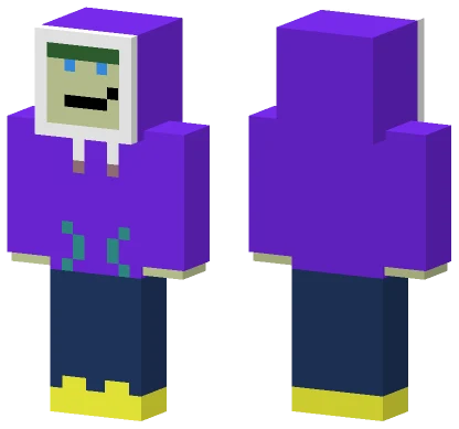 Winter Dude Blue Minecraft skin
